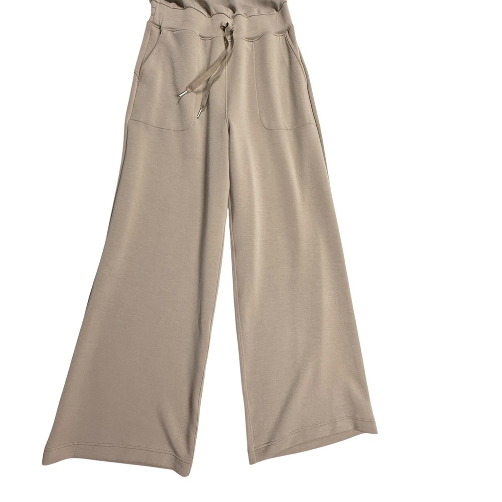 Spanx tan airessentials Size M wide leg Jumpsuit - Picture 8 of 15
